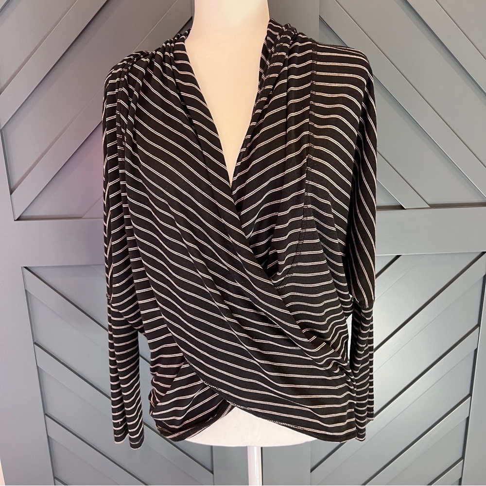 Hem & Thread Wrap-Style Top